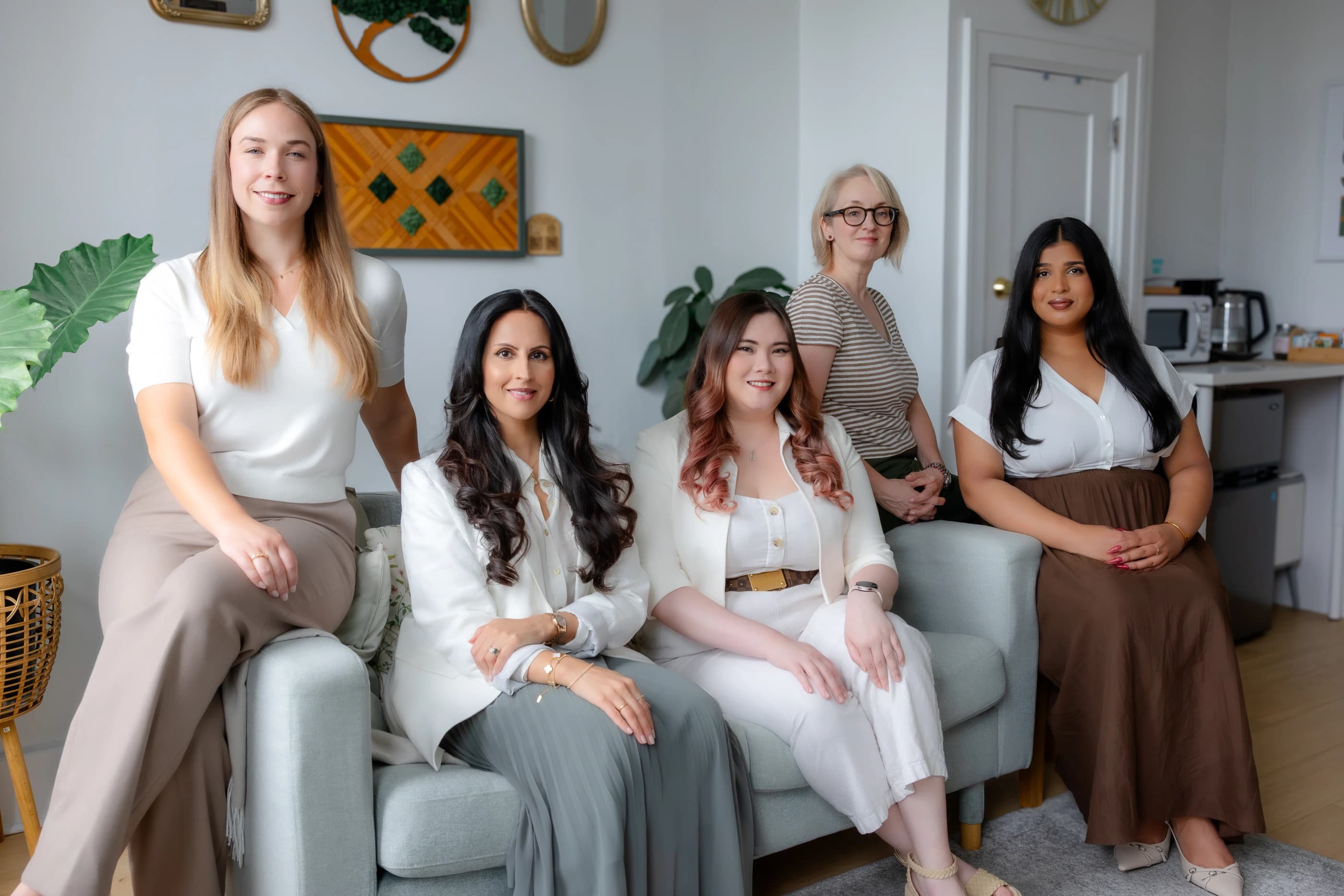 The Wellness Talks Health Centre team — Registered Clinical Counsellors at our Downtown Vancouver clinic